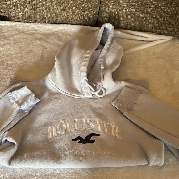 Gently Loved Unisex Embroidered Hoodie by Hollister - Picture 7 of 8